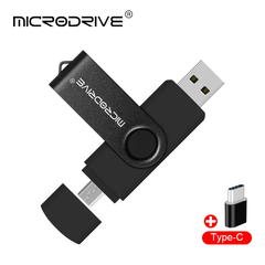 Otg multifuncional 3 em 1 movimentação do flash de usb do tipo-c pendrive 128g - comprar online