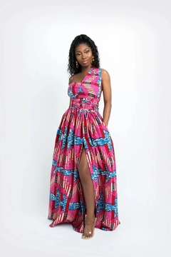 Longo africano vestido feminino tradicional africano roupas dashiki ancara verã - loja online