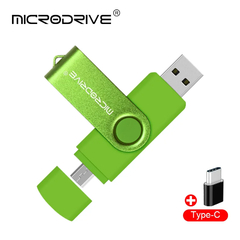 Otg multifuncional 3 em 1 movimentação do flash de usb do tipo-c pendrive 128g na internet