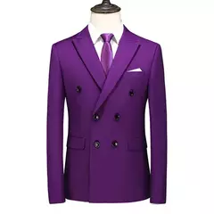 Smoking masculino trespassado terno de negócio, masculino slim fit roupas casua na internet