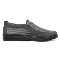 Sapatos masculinos casuais de malha, calçados rasos para homens estilo verão,