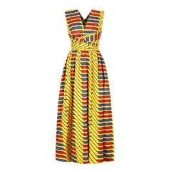 Longo africano vestido feminino tradicional africano roupas dashiki ancara verã - comprar online