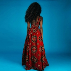 Longo africano vestido feminino tradicional africano roupas dashiki ancara verã - comprar online