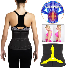 Imagem do Mulheres cintura trainer neoprene corpo shaper cinto de emagrecimento bainha bar