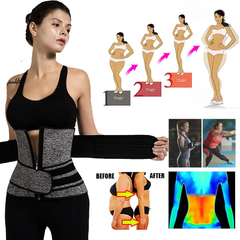 Mulheres cintura trainer neoprene corpo shaper cinto de emagrecimento bainha bar - comprar online