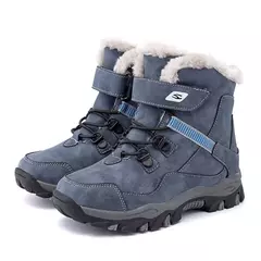 5-12 inverno quente pele botas de neve crianças sapatos peludos meninos menina - comprar online