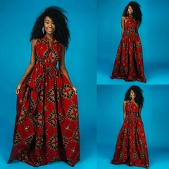 Longo africano vestido feminino tradicional africano roupas dashiki ancara verã na internet