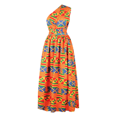 Longo africano vestido feminino tradicional africano roupas dashiki ancara verã - Show Drop