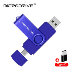 Imagem do Otg multifuncional 3 em 1 movimentação do flash de usb do tipo-c pendrive 128g