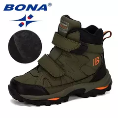 Imagem do Bona botas de neve infantis antiderrapante, novo estilo popular, botas quentes ?