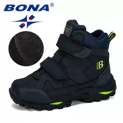 Bona botas de neve infantis antiderrapante, novo estilo popular, botas quentes ? na internet