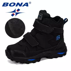 Imagem do Bona botas de neve infantis antiderrapante, novo estilo popular, botas quentes ?