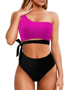 Push Up Maiô Swimwear Sólidos Fatos De Banho Verão Beachwear Micro Biquíni S - Show Drop