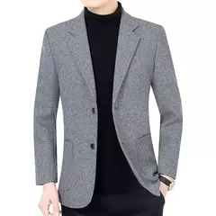 Blazers masculinos de um só peito, roupas casuais, casacos masculinos, jaqueta - comprar online