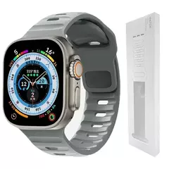 Pulseira de Silicone Suave para Apple Watch, Ultra 2, 49mm, 44mm, 45mm, 42mm, 41 - comprar online