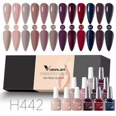 6/12pcs * 7,5 ml Venalisa Nail Gel Polonês Kit VIP Luxo Completo Pigmentado Gel - comprar online