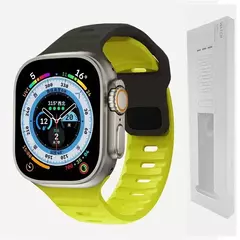 Pulseira de Silicone Suave para Apple Watch, Ultra 2, 49mm, 44mm, 45mm, 42mm, 41 - Show Drop