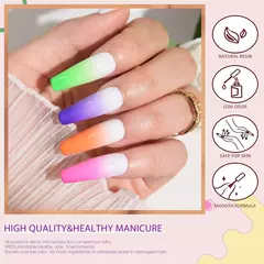 Imagem do 6/12pcs * 7,5 ml Venalisa Nail Gel Polonês Kit VIP Luxo Completo Pigmentado Gel