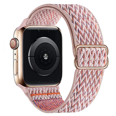 Imagem do Correia de náilon do laço de scrunchie para apple relógio 6 banda 44mm série