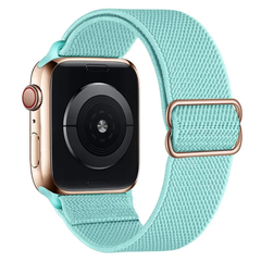 Correia de náilon do laço de scrunchie para apple relógio 6 banda 44mm série