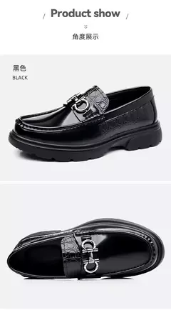 Sapatos Oxford de couro genuíno masculino, mocassim confortável casual masculi na internet