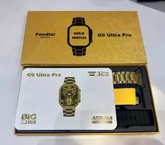 G9ultrapro luxo ouro relógio inteligente, 49mm, parafuso real, pressão, freqü