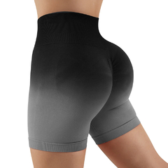 Shorts esportivos sem costura para mulheres, leggings de cintura alta, levantame