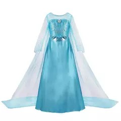 Imagem do Vestido feminino de Elsa e Anna, Vestido infantil, Jasmine, Rapunzel, Concurso,