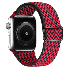 Correia de náilon do laço de scrunchie para apple relógio 6 banda 44mm série - Show Drop