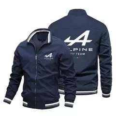 Jaqueta masculina Alpine F1 Team com zíper, roupa esportiva para exterior, cami - Show Drop