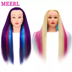 Cabeça fêmea da boneca do treinamento do manequim com cabelo 65cm para o cabel - comprar online