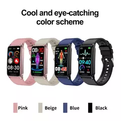 Imagem do TK71Pro Touch Screen Smartwatch, Fitness Tracker, freqüência cardíaca, sangue