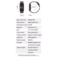 TK71Pro Touch Screen Smartwatch, Fitness Tracker, freqüência cardíaca, sangue - loja online