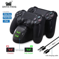 DATA FROG PS4 Carregador Controlador De Estação De Carregamento para PS4 Sem F