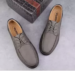 CLOHOO-Sapatos masculinos de couro, mocassins clássicos, costurados à mão, re na internet