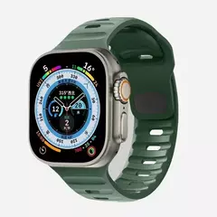 Pulseira de Silicone Suave para Apple Watch, Ultra 2, 49mm, 44mm, 45mm, 42mm, 41 na internet