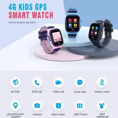 LT31 Smartwatch com GPS Tracker para crianças, relógio inteligente 4G, chamada - Show Drop