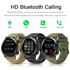 MELANDA-Bluetooth Call Smart Watch para Homens, Rastreador de Fitness Esportivo, - comprar online