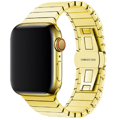 Pulseira de Aço Inoxidável Para Apple Watch Band, Pulseira de Ligação de Met