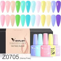 6/12pcs * 7,5 ml Venalisa Nail Gel Polonês Kit VIP Luxo Completo Pigmentado Gel - loja online