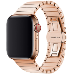 Pulseira de Aço Inoxidável Para Apple Watch Band, Pulseira de Ligação de Met na internet