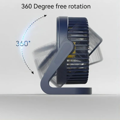 Mini ventilador de mesa portátil portátil ajustável, verão mudo refrigerador - loja online