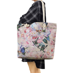 Moda bonito floral impressão bolsas casuais de alta capacidade das mulheres sac - Show Drop