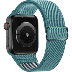 Correia de náilon do laço de scrunchie para apple relógio 6 banda 44mm série