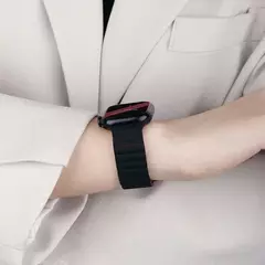 Pulseira Magnética para Apple Watch, Pulseira de Silicone, Pulseira Esportiva, na internet