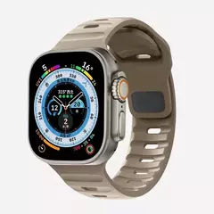 Pulseira de Silicone Suave para Apple Watch, Ultra 2, 49mm, 44mm, 45mm, 42mm, 41