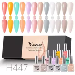 6/12pcs * 7,5 ml Venalisa Nail Gel Polonês Kit VIP Luxo Completo Pigmentado Gel - Show Drop