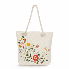 Moda bonito floral impressão bolsas casuais de alta capacidade das mulheres sac - Show Drop