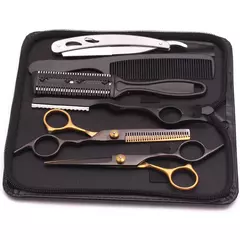 Stainless Hairdressing Scissors Set, Corte de Cabelo, Thinning Shears, Barber Sh na internet