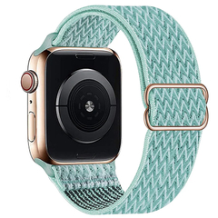 Correia de náilon do laço de scrunchie para apple relógio 6 banda 44mm série